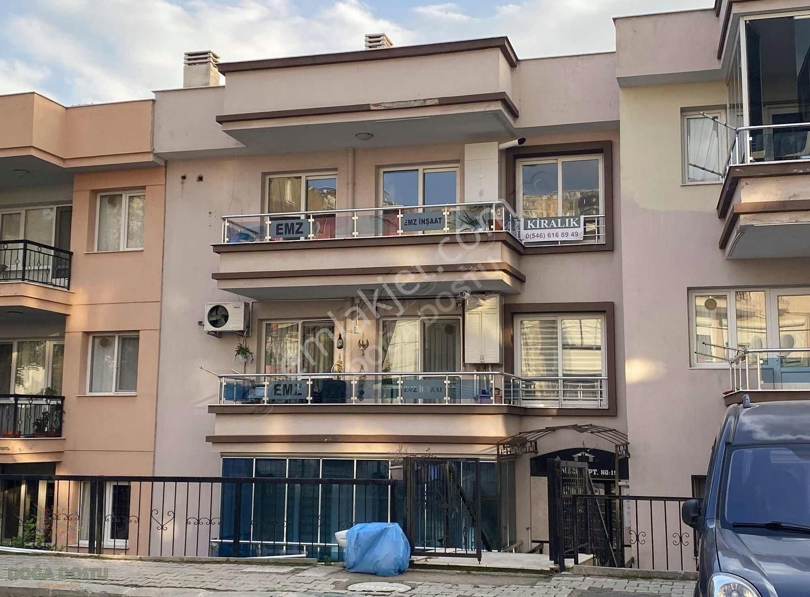 İzmir Bornova Metroya Yakın Kiralık Daire Doğa Dostu'ndan Bornova Aşık Veysel Yakını Ebeveyn Banyolu 2+1