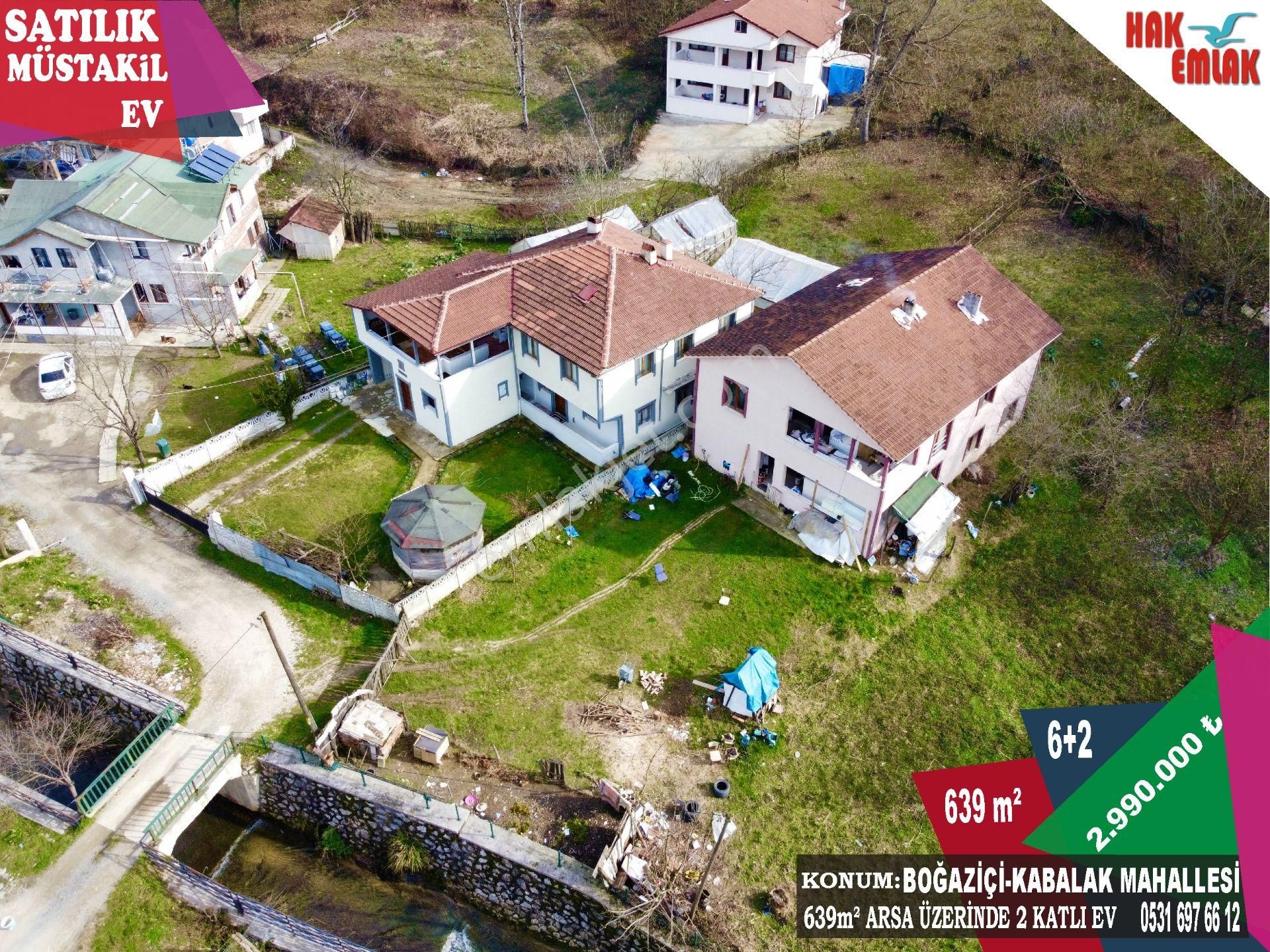 Düzce Merkez Kabalak Köyü (Capoğlu) Satılık Müstakil Ev Hak Emlak'tan Boğaziçi-kabalak Mah.de Çok Uygun Satılık Müstakil Ev