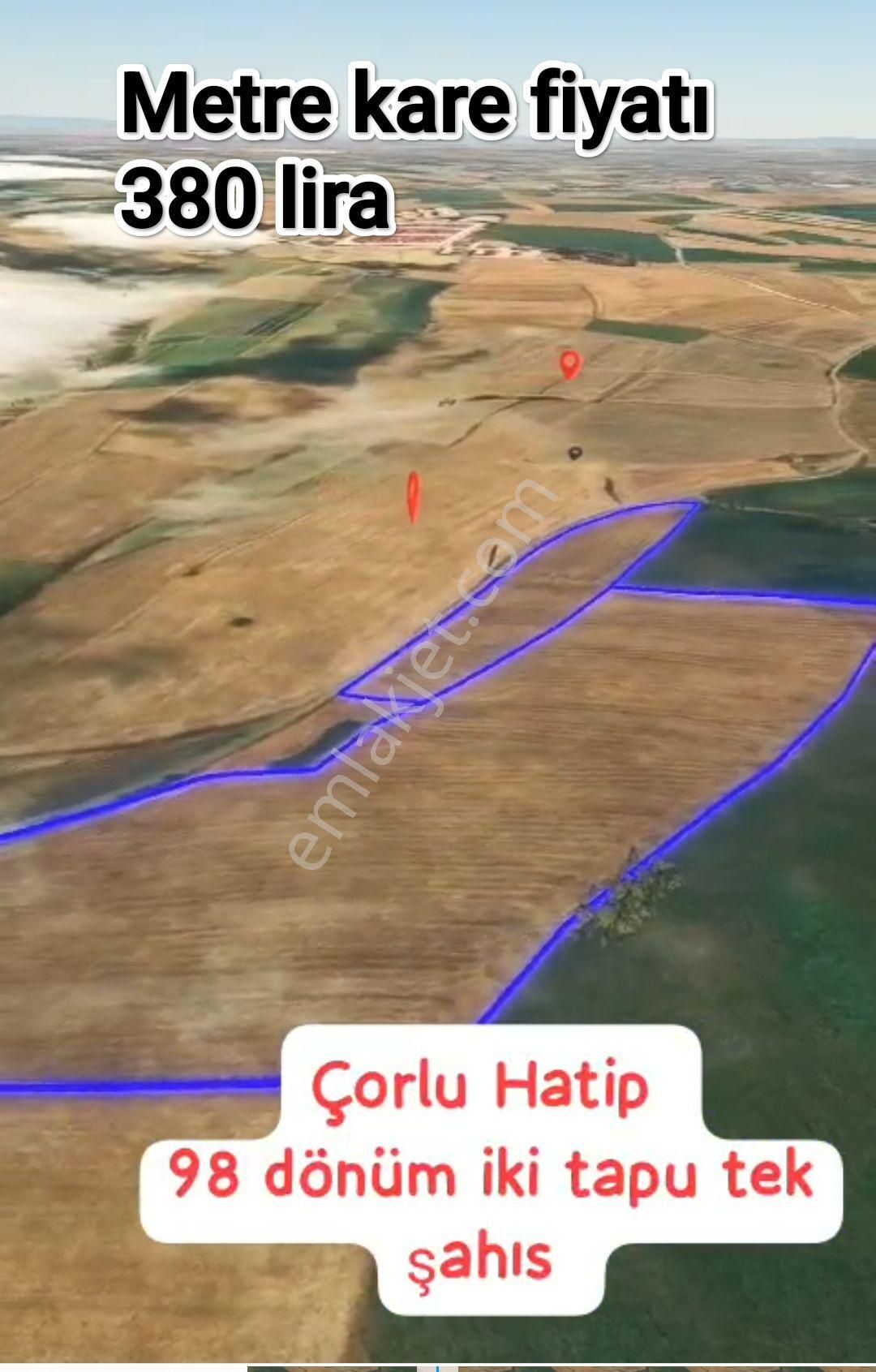 Çorlu Hatip Satılık Tarla Çorlu Hatip De Kupon Tarla