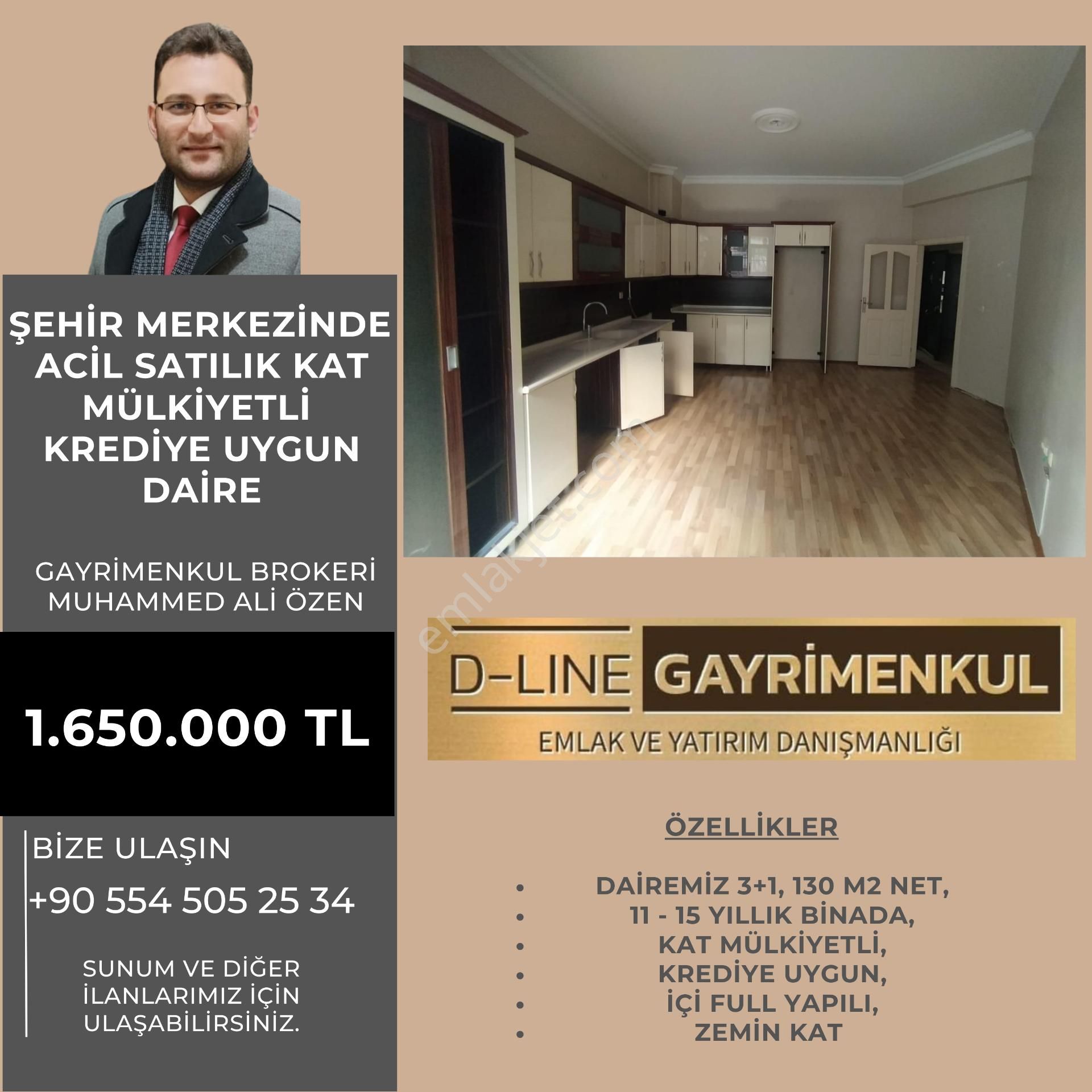 Yakutiye Muratpaşa Satılık Daire D-lıne Gayrimenkulden Acil Gez Mahallesinde Satılık 3+1 Daire