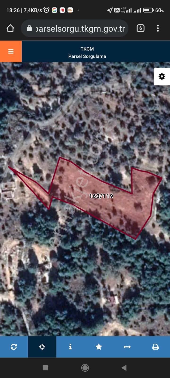 Karaburun Tek Tapu Boyabağı Koyunda Denize 300 M Yakın Arsa - Görsel 2