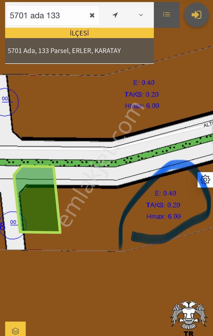 Karatay Saraçoğlu Satılık Konut İmarlı Saraçoğlu 2. Kanal Yakını Satılık Yatırımlık Fırsat Arsamız