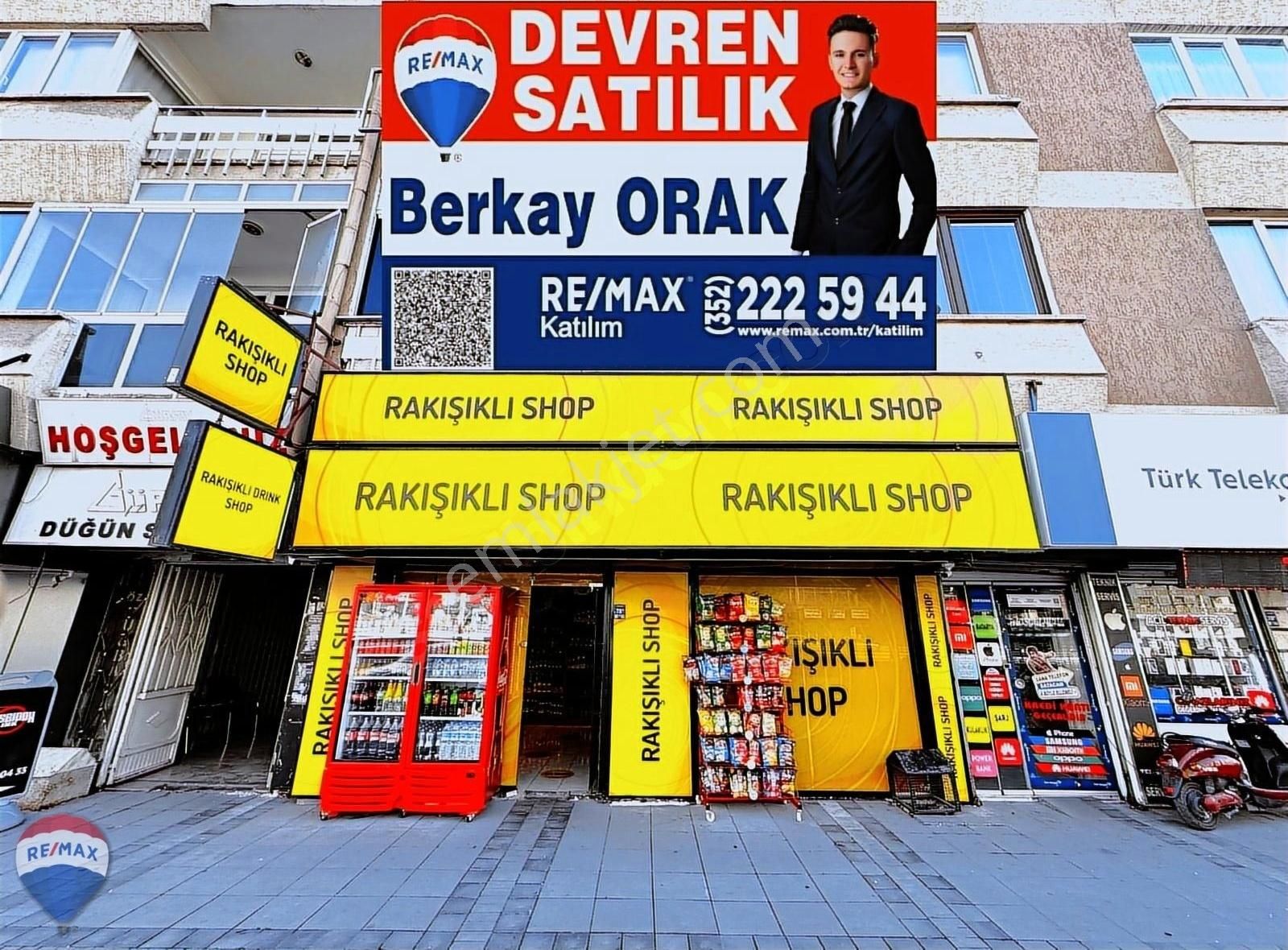 Melikgazi Kılıçaslan Devren Dükkan & Mağaza Re/max Katılım / Devren Satılık ''rakışıklı Drink Shop''