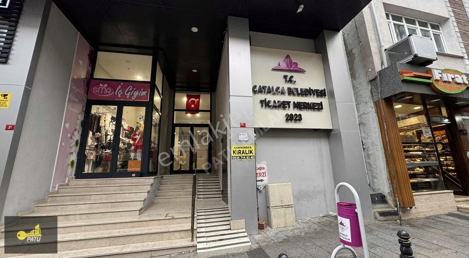 Çatalca Ferhatpaşa Kiralık Dükkan & Mağaza Patu Emlak'tan Çatalca Ticaret Merkezinde 50m² Kiralık Dükkan