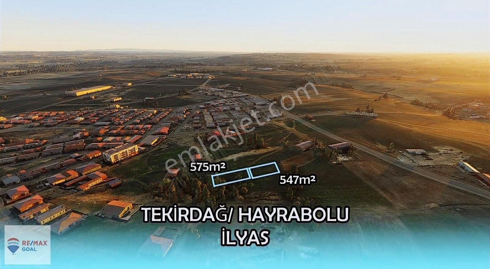 Hayrabolu Aydınevler Satılık Konut İmarlı Tekirdağ Hayrabolu İlyas 1122 M2 Yatırımlık Fırsat K.imarlı Arsa