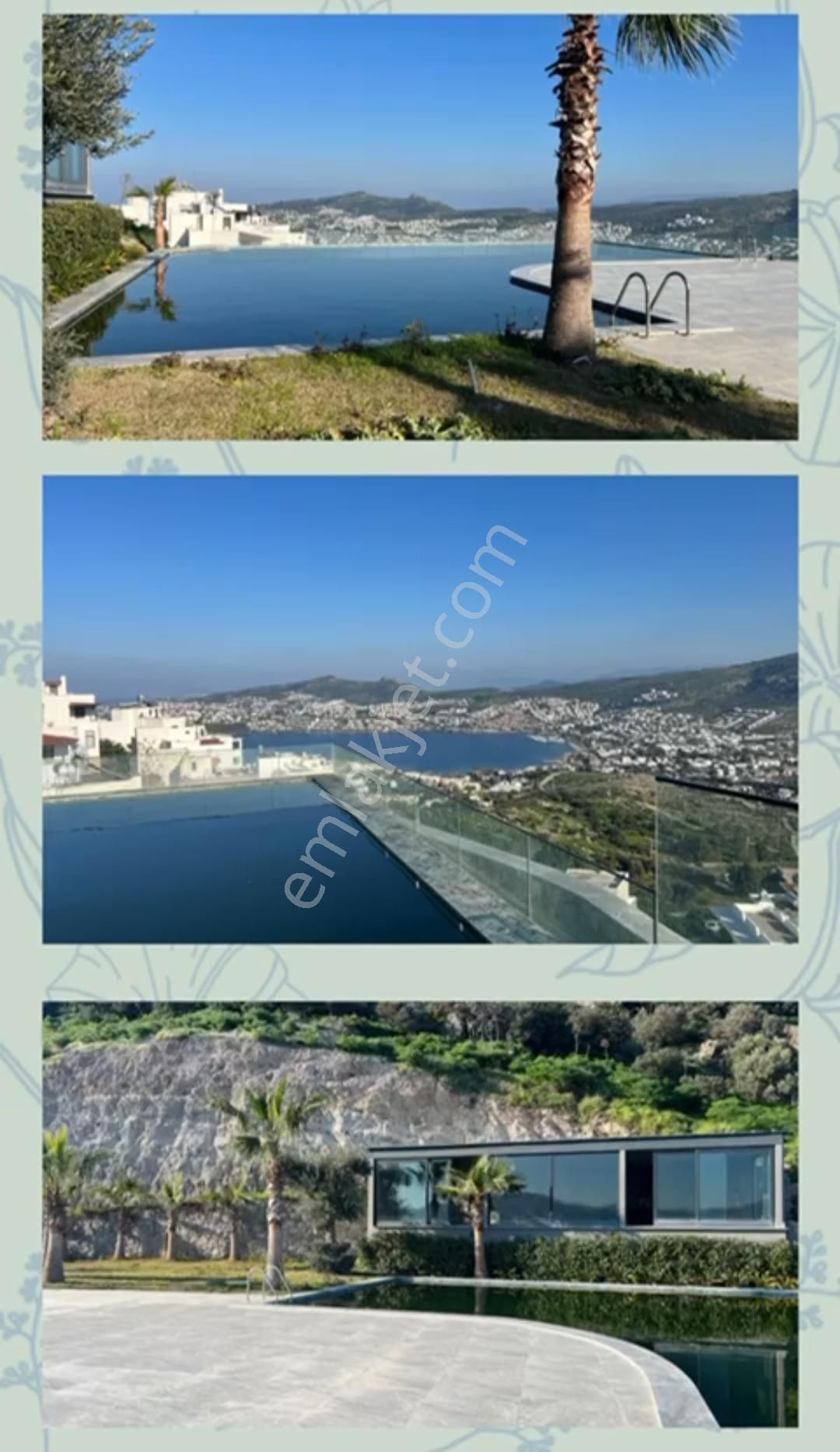 Havuz Asansör Manzara Satılık Dublex Bodrum Gündoğan - Görsel 2