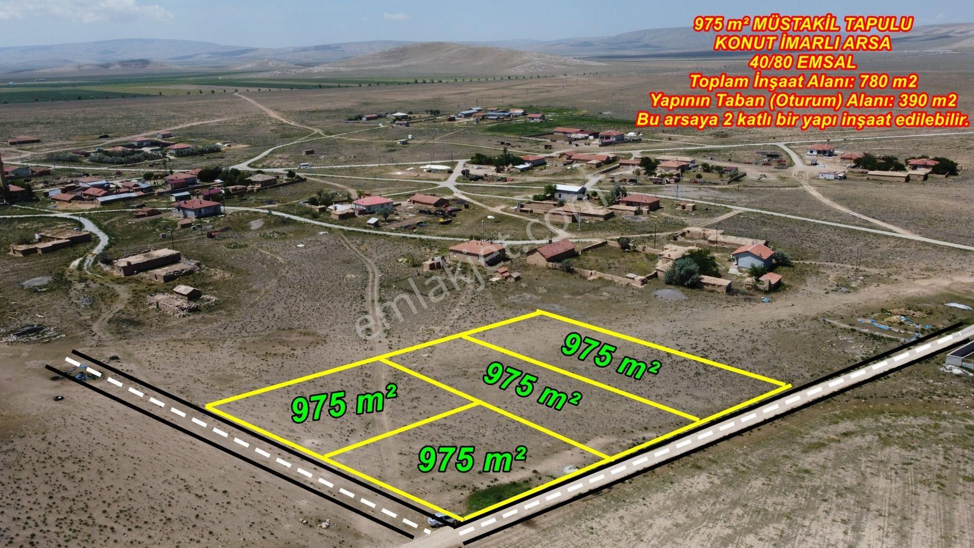 Karatay Akörenkışla Satılık Konut İmarlı Konya / Karatay / Akörenkışla Mahallesinde 975 M² Müstakil Tapulu Konut İmarlı Arsa