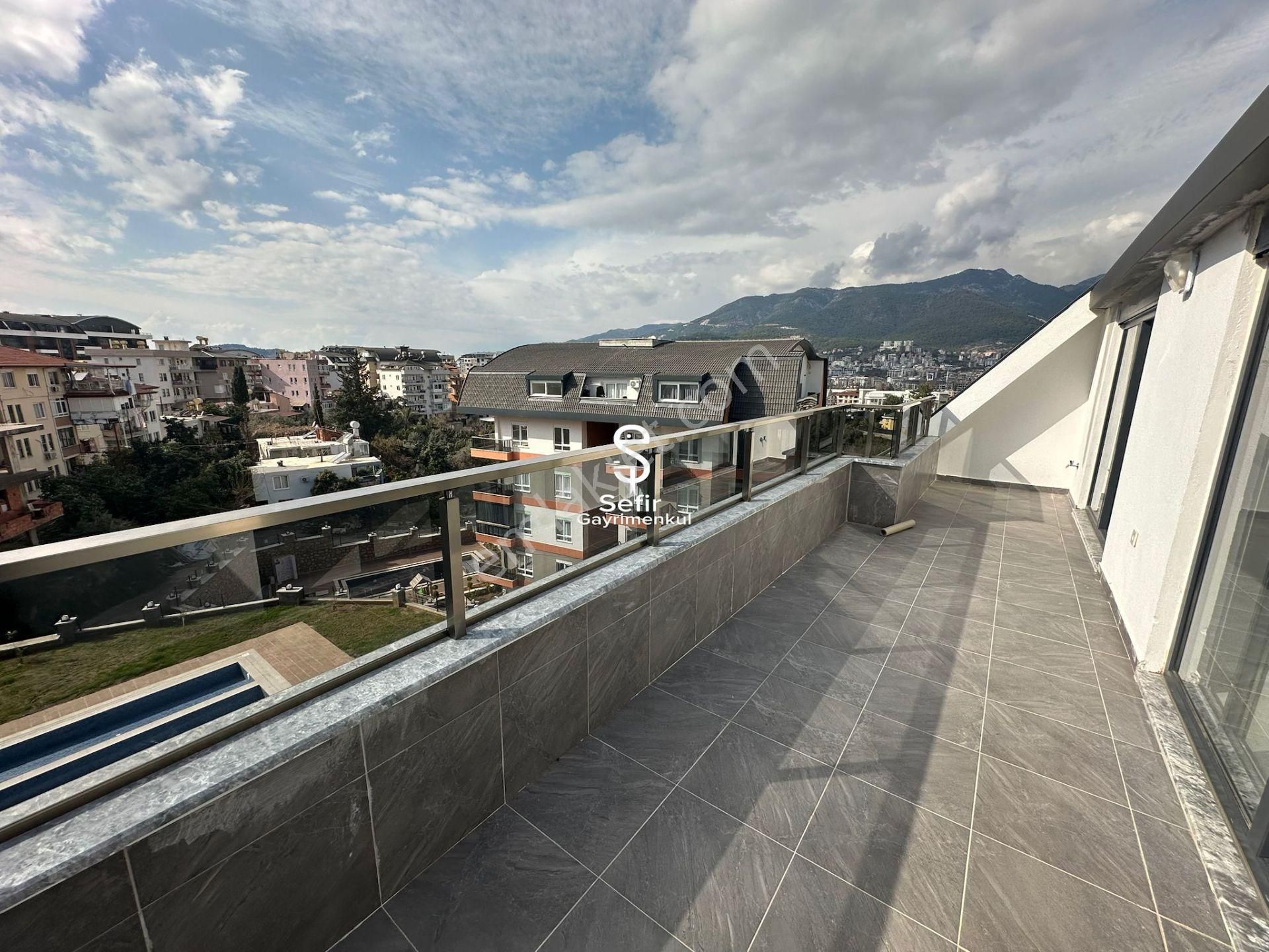 Alanya Oba Da Kiralık 3+1 Ayrı Mutfak Sıfır Dubleks Daire - Görsel 22