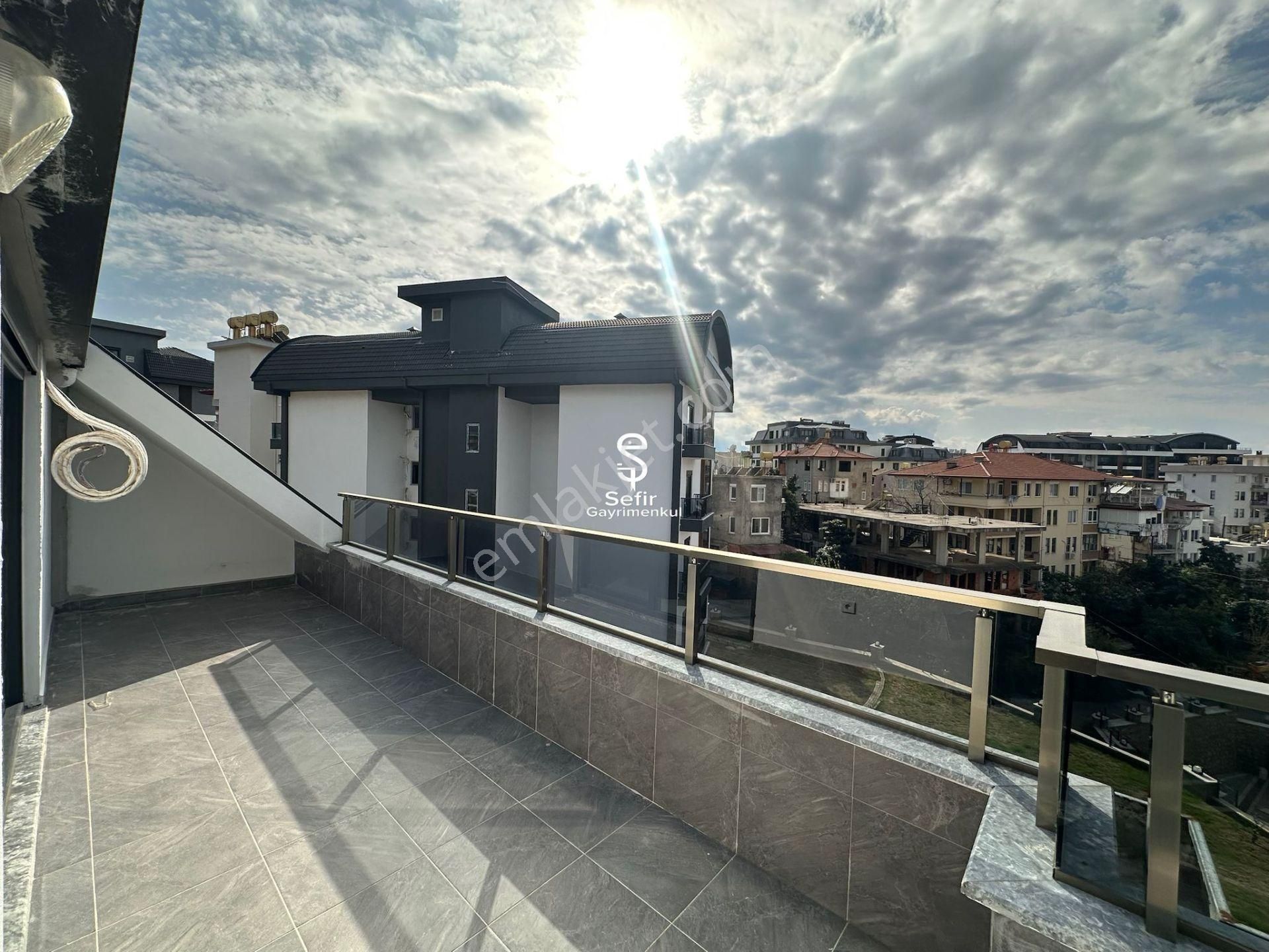 Alanya Oba Da Kiralık 3+1 Ayrı Mutfak Sıfır Dubleks Daire - Görsel 24