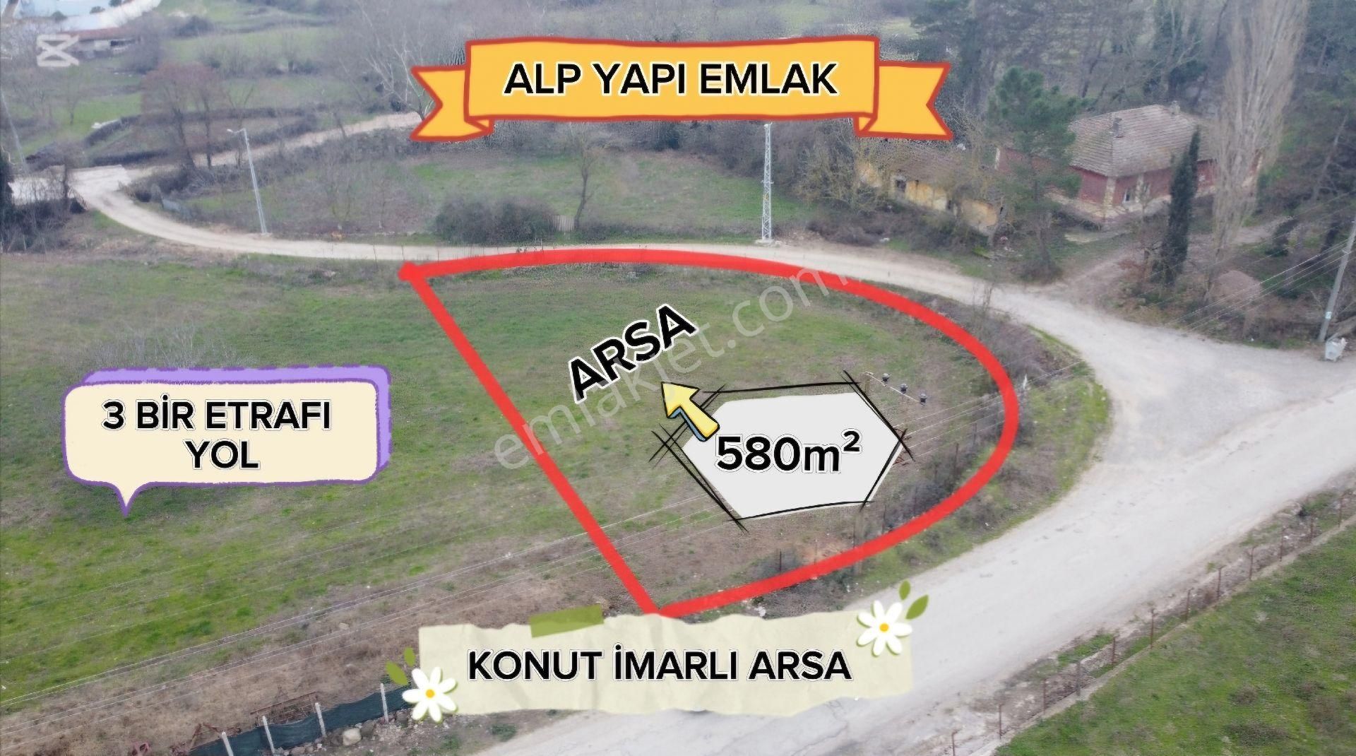 Gönen Keçeler Satılık Konut İmarlı Gönen Keçeler Mahallesinde 580m² Satılık Arsa