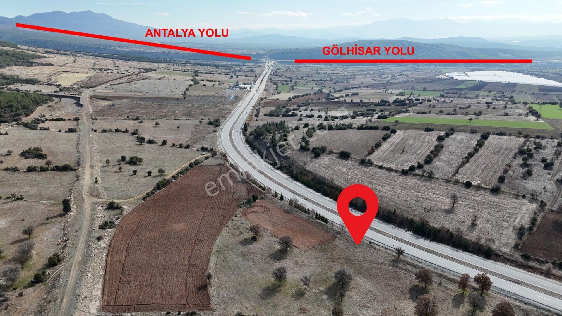 Acıpayam Kumafşarı Satılık Tarla Denizli - Antalya Yolu Üstünde 2.114 M² Arazi