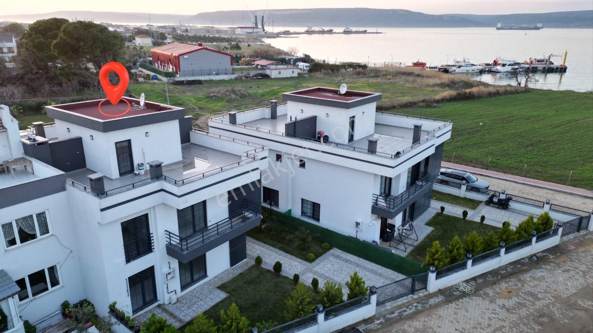 Çanakkale Merkez Kepez Bld. (Cumhuriyet) Satılık Villa Çanakkale Kepez De Satılık 3+1 Sıfır Villa