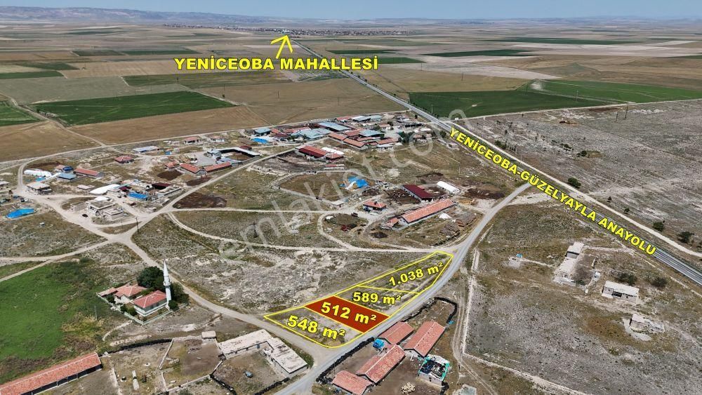 Cihanbeyli Yeniceoba Satılık Konut İmarlı Konya / Cihanbeyli / Yeniceoba Mahallesinde 512 M² Müstakil Tapulu İmarlı Arsa