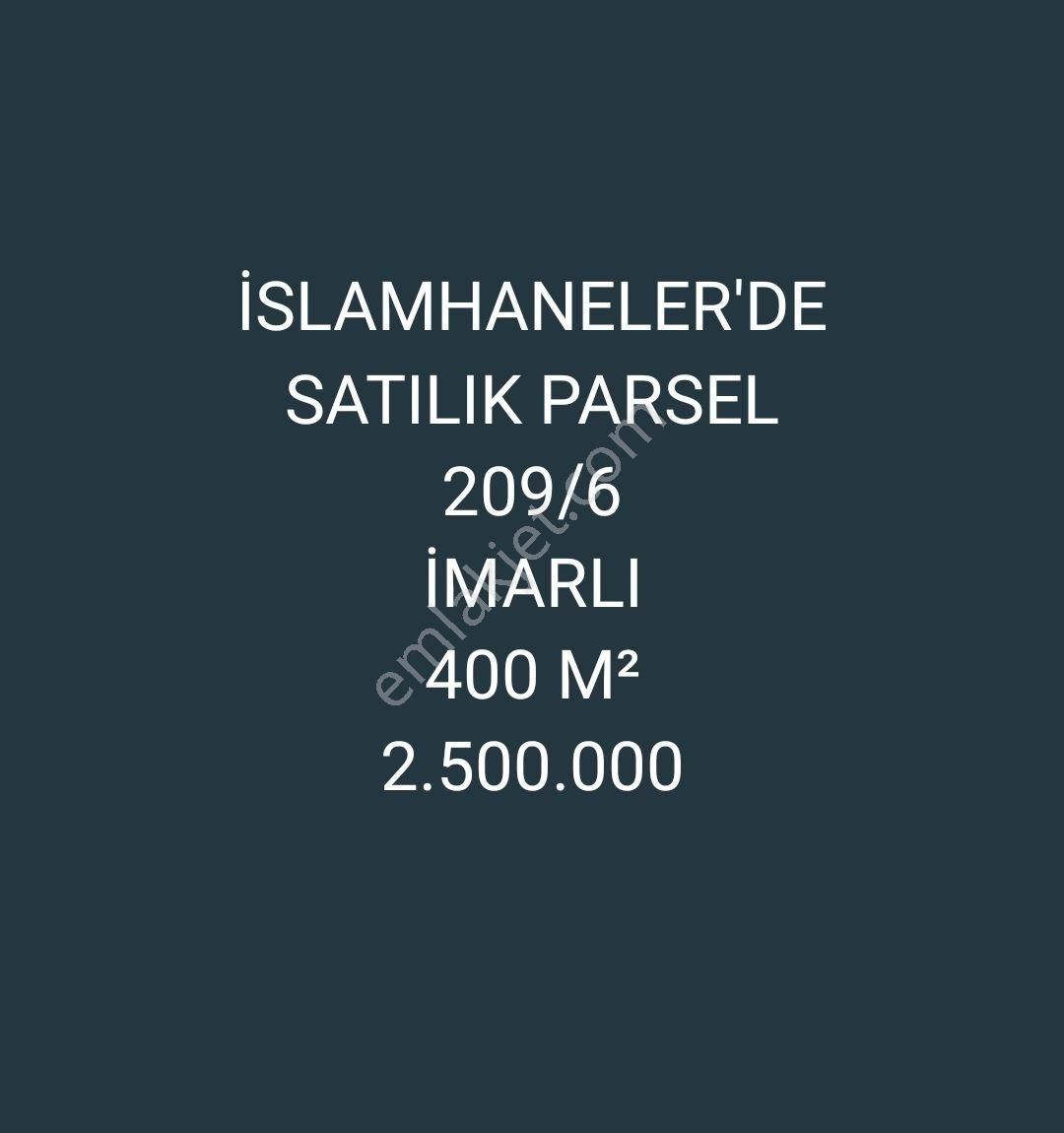 Bodrum İslamhaneleri Satılık Konut İmarlı Bodrum İslamhaneler Mahallesinde Satılık Kooperatif Parseli 400 M²