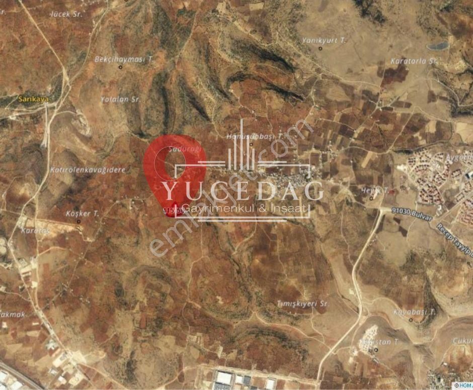 Gaziantep Karacaburç İmara Yakın Uygun 1.000m2 Satılık Fıstık Bahçesi........ - Görsel 2