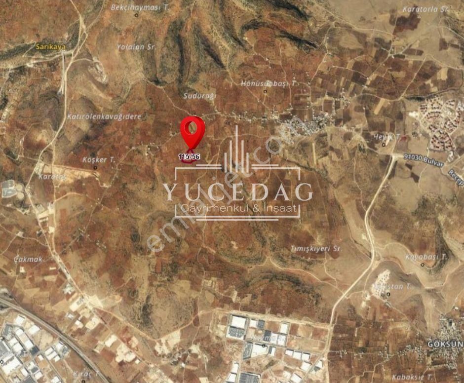 Gaziantep Karacaburç İmara Yakın Uygun 1.000m2 Satılık Fıstık Bahçesi........ - Görsel 8