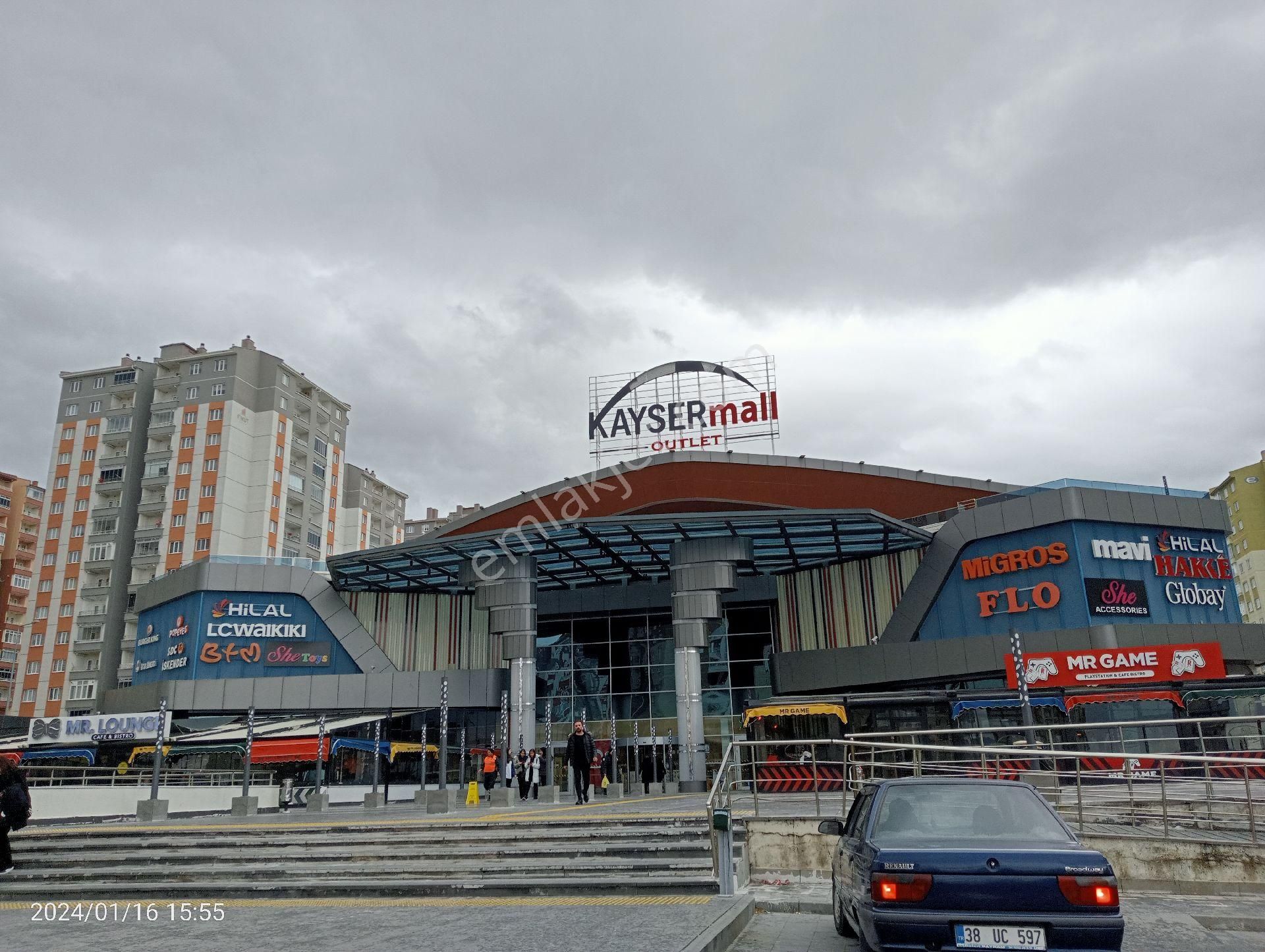 Kayseri Melikgazi Satılık Dükkan & Mağaza Marvelden Kaysermall Avm De Yatırımlık 77 M2 Satılık Giriş Katta