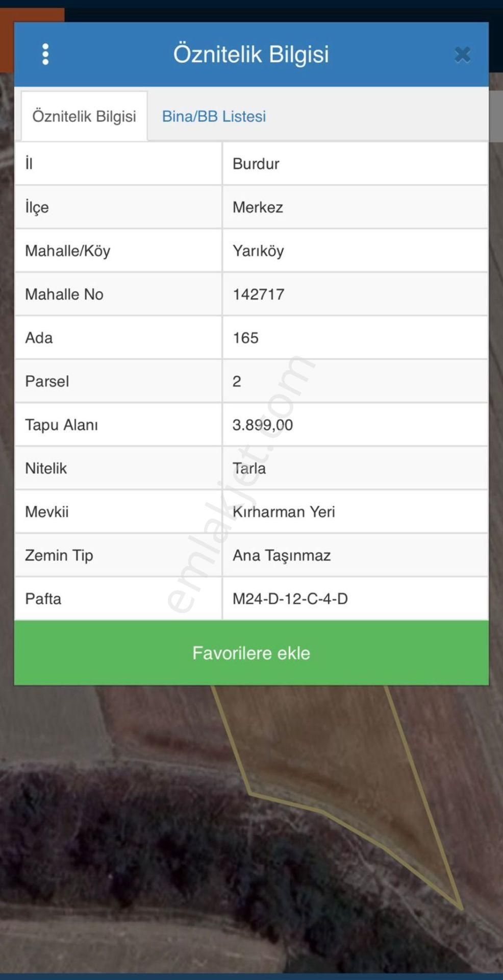 Beray Emlaktan Satılık Tarla - Görsel 2
