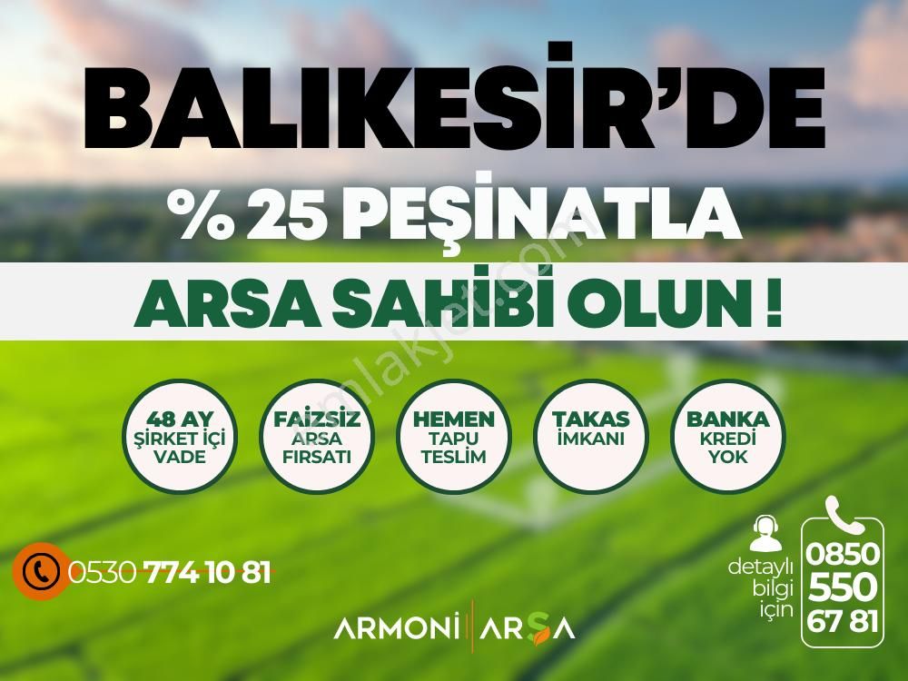 Altıeylül Ayvacık Satılık Tarla 🏡 Balıkesir’de Kaçırılmayacak Arsa Fırsatı! % 25 Peşinat Kalan 48 Ay Vadeli 🚜🌿