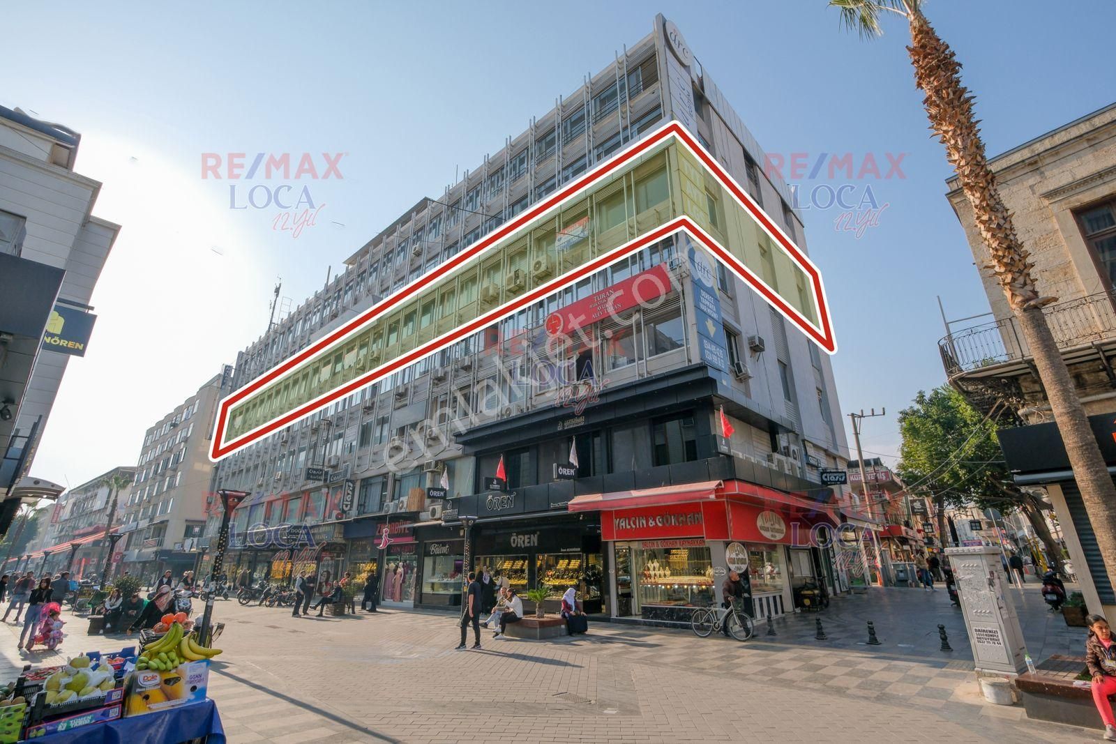 Mersin Akdeniz Satılık Büro Remax Loca'dan Çarşı Merkezde Cadde Üzeri Komple Ofis Katı