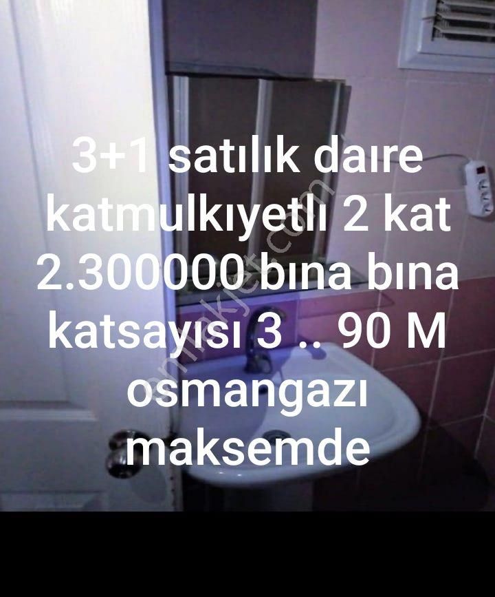 Osmangazi Maksem Satılık Daire Bursa Osmangazi Maksem Satılık 3+1 Daire