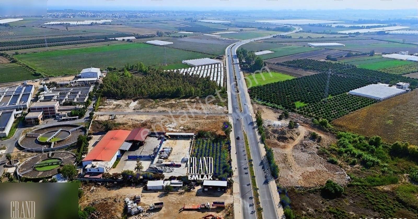 Serik Eminceler Satılık Ticari İmarlı Belek-serik Yolu Üzerinde, Yola Sıfır Cephe 9200 M2 Satılık Arsa