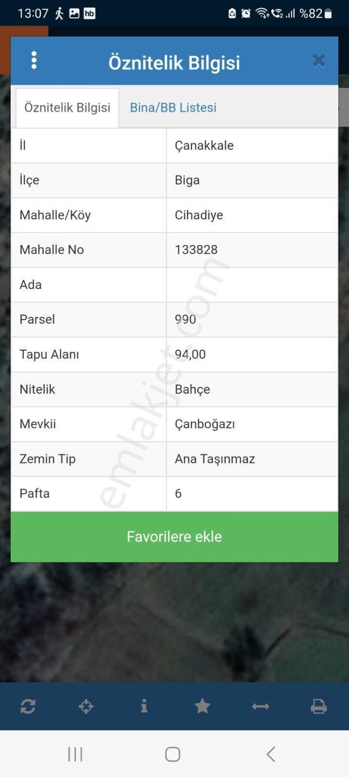 Çanakkale Biga Cihadiye’de Satılık Müstakil Tarla! 🌿🏡 - Görsel 5
