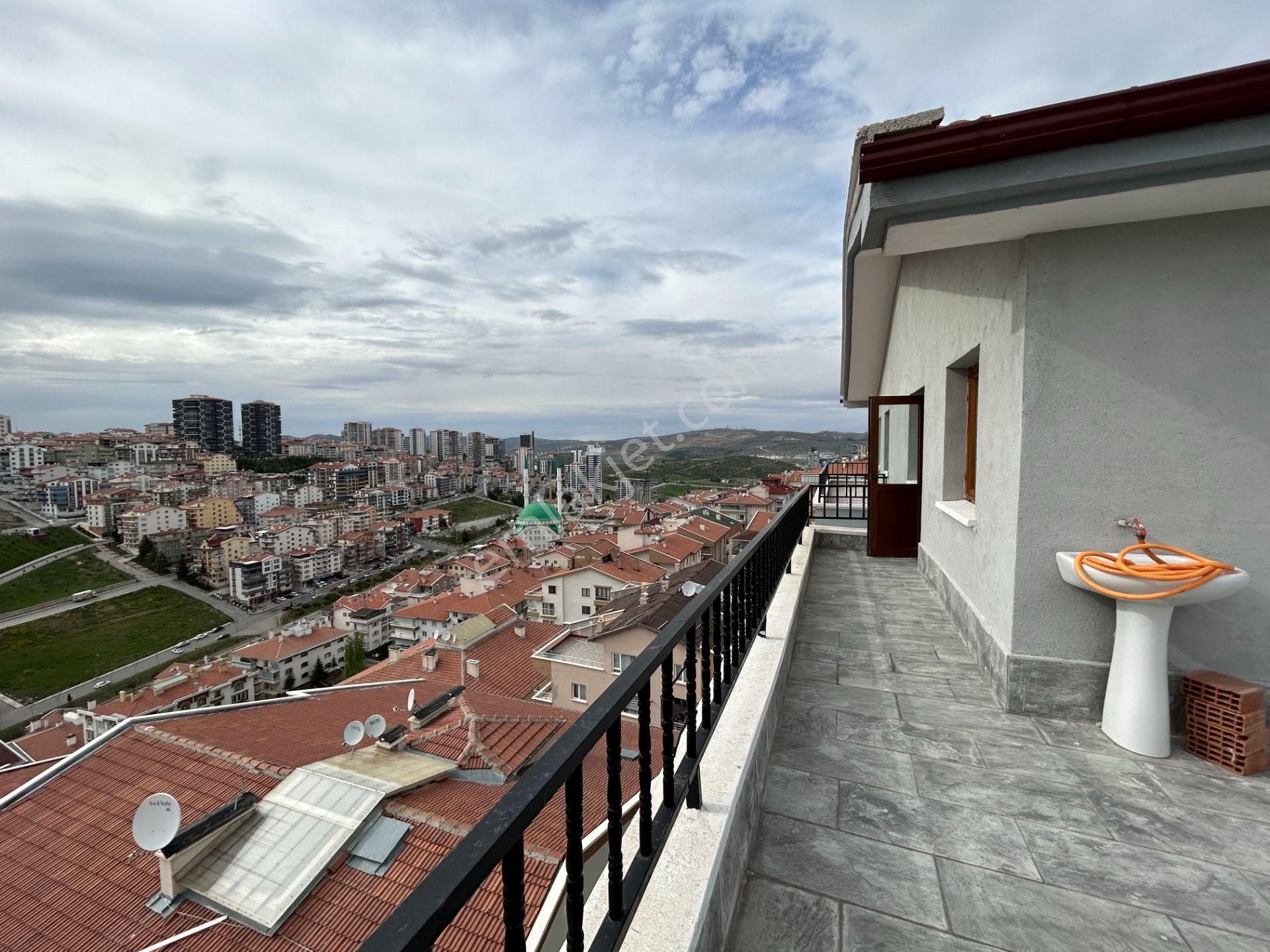 Yayla'da 6.katta 5+1 Açık Teraslı Asansörlü Ankara Manzaralı Satılık Dubleks - Görsel 34