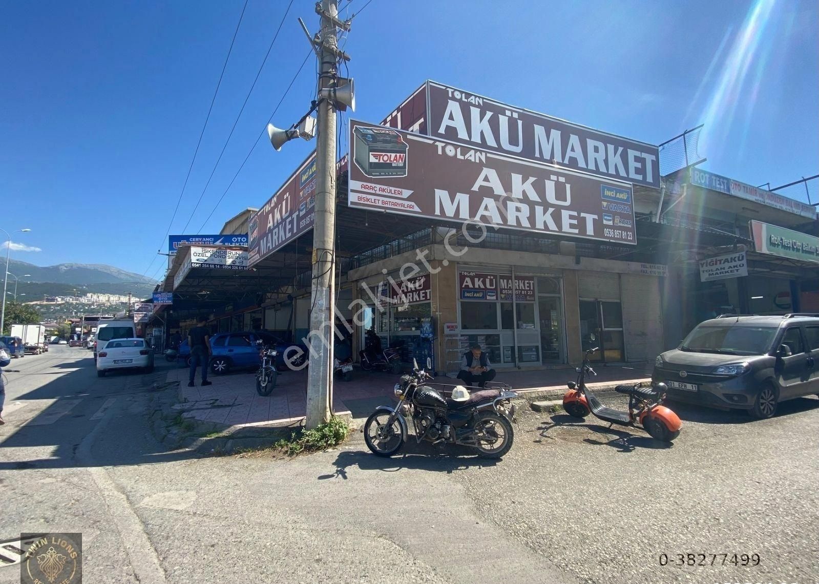 Hatay İskenderun Satılık Dükkan & Mağaza İskenderun Sanayi Sitesinde Satılık 90 M2 Köşe Dükkan