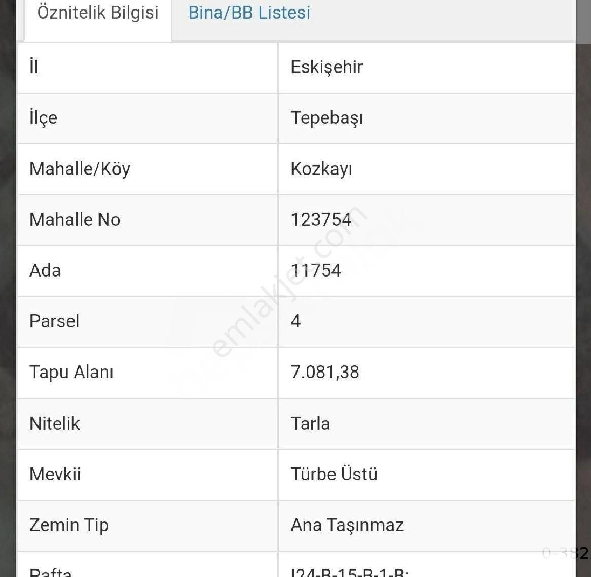 Tepebaşı Kozkayı Satılık Tarla İşte Fırsat!!! Kozkayı Mahallesinde Ana Yola Sıfır Tarla