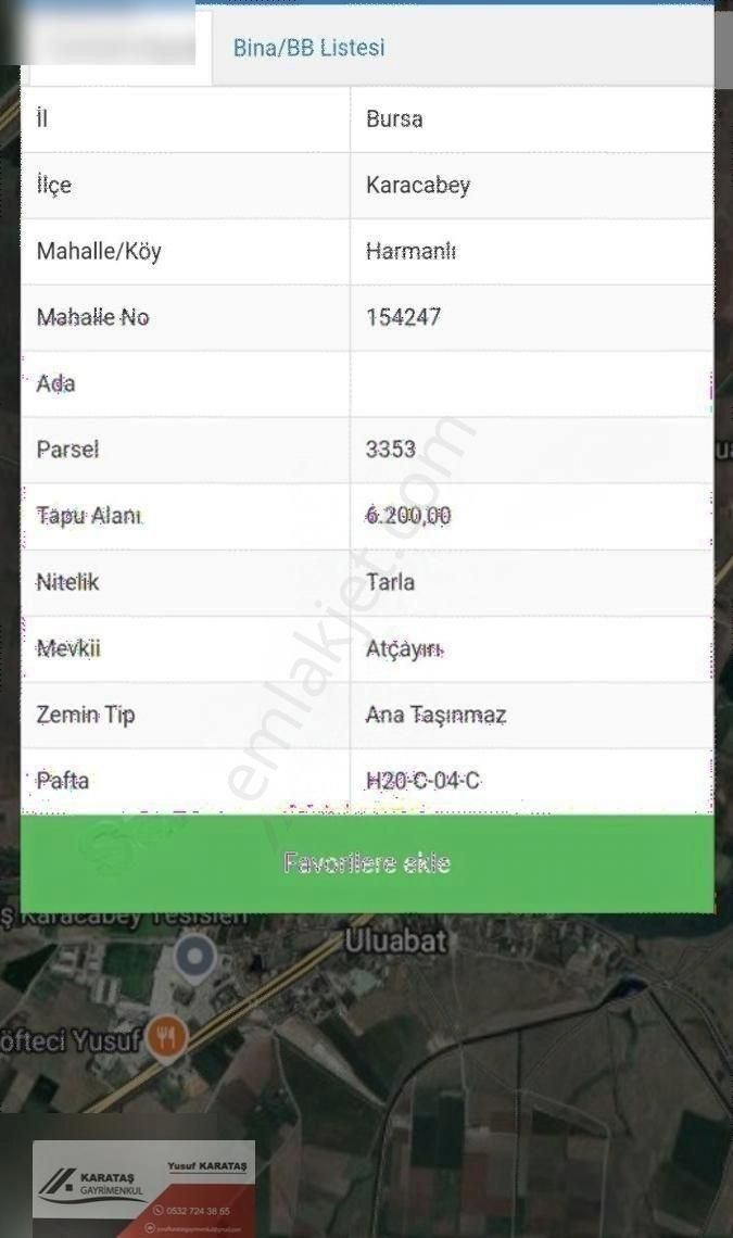Karacabey Harmanlıda Kupon Arazi - Görsel 2