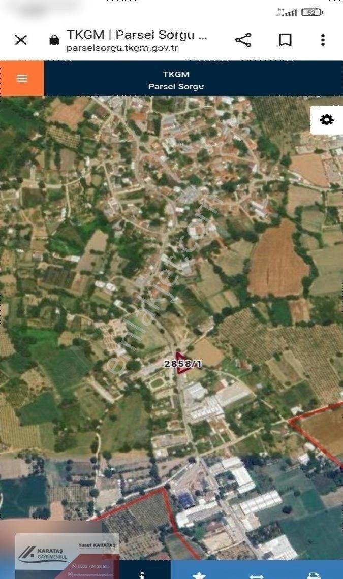 Alaaddinbey Çalı Anayoluna Cephe Acil Satılık Kupon Arazi - Görsel 14