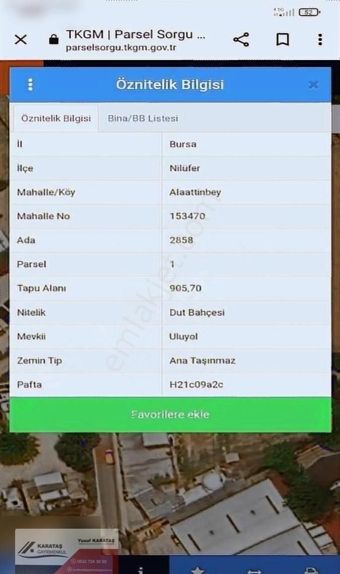 Alaaddinbey Çalı Anayoluna Cephe Acil Satılık Kupon Arazi - Görsel 17