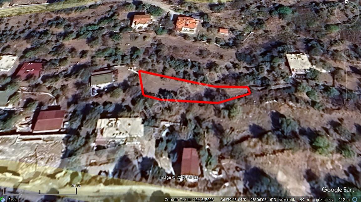 Marmaris Söğüt Mah Köy Yerleşim Alanı Kırsal Kesim 640m²acil Satılık Tarla - Görsel 2