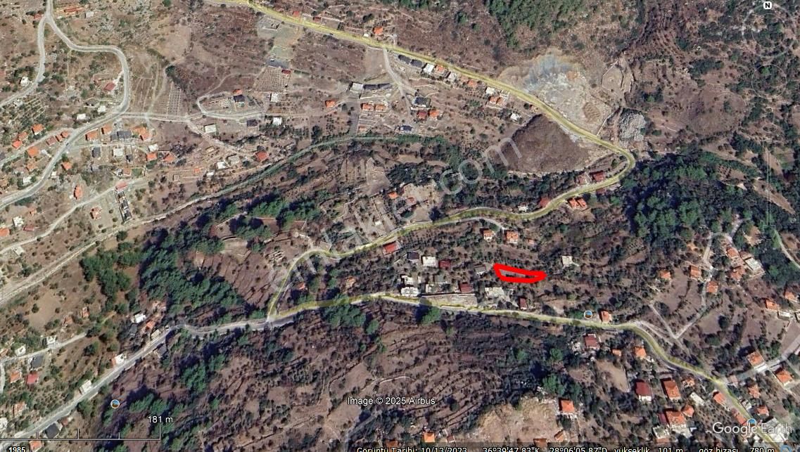 Marmaris Söğüt Mah Köy Yerleşim Alanı Kırsal Kesim 640m²acil Satılık Tarla - Görsel 4