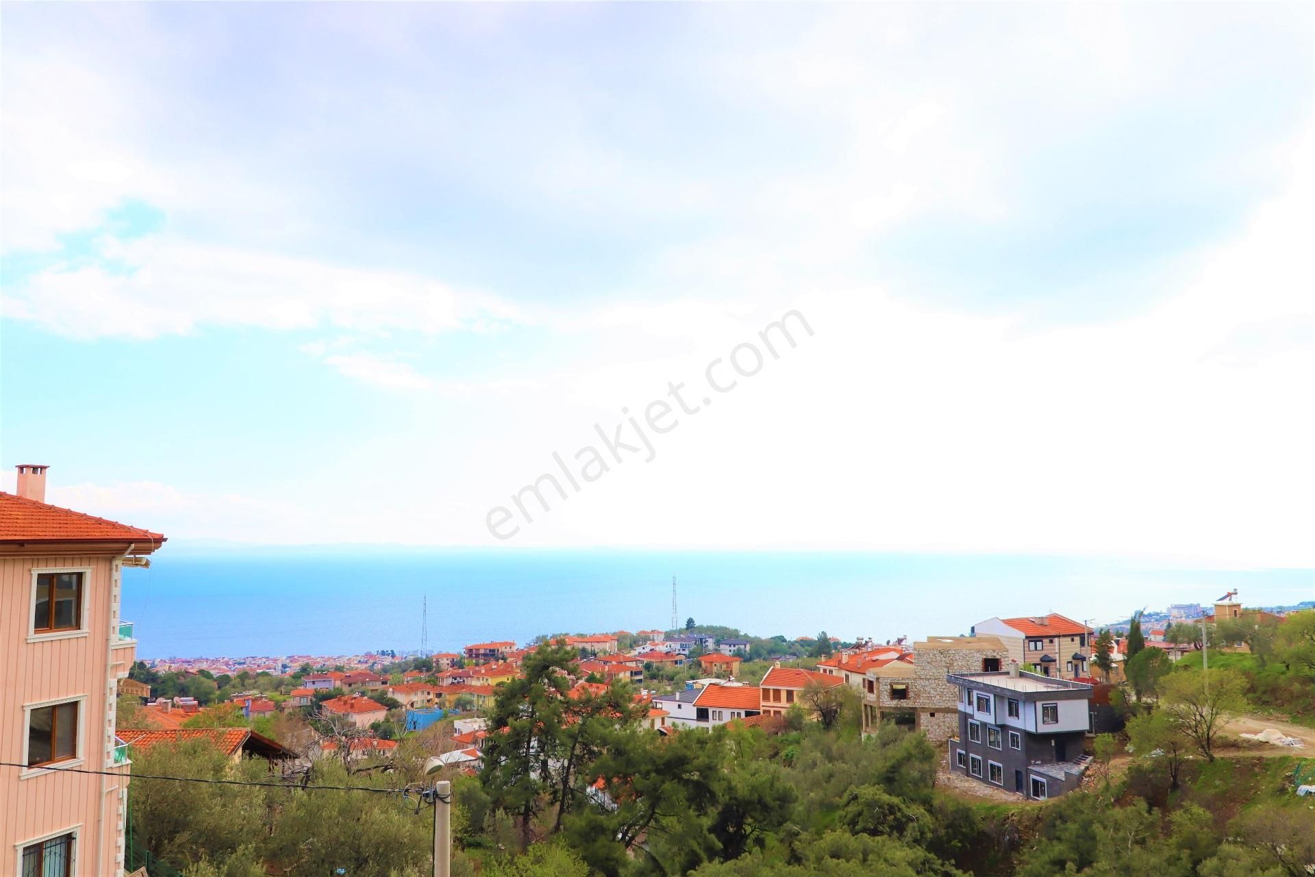 Altınoluk'ta Satılık Taş Villa Ful Deniz Manzarslı - Görsel 21