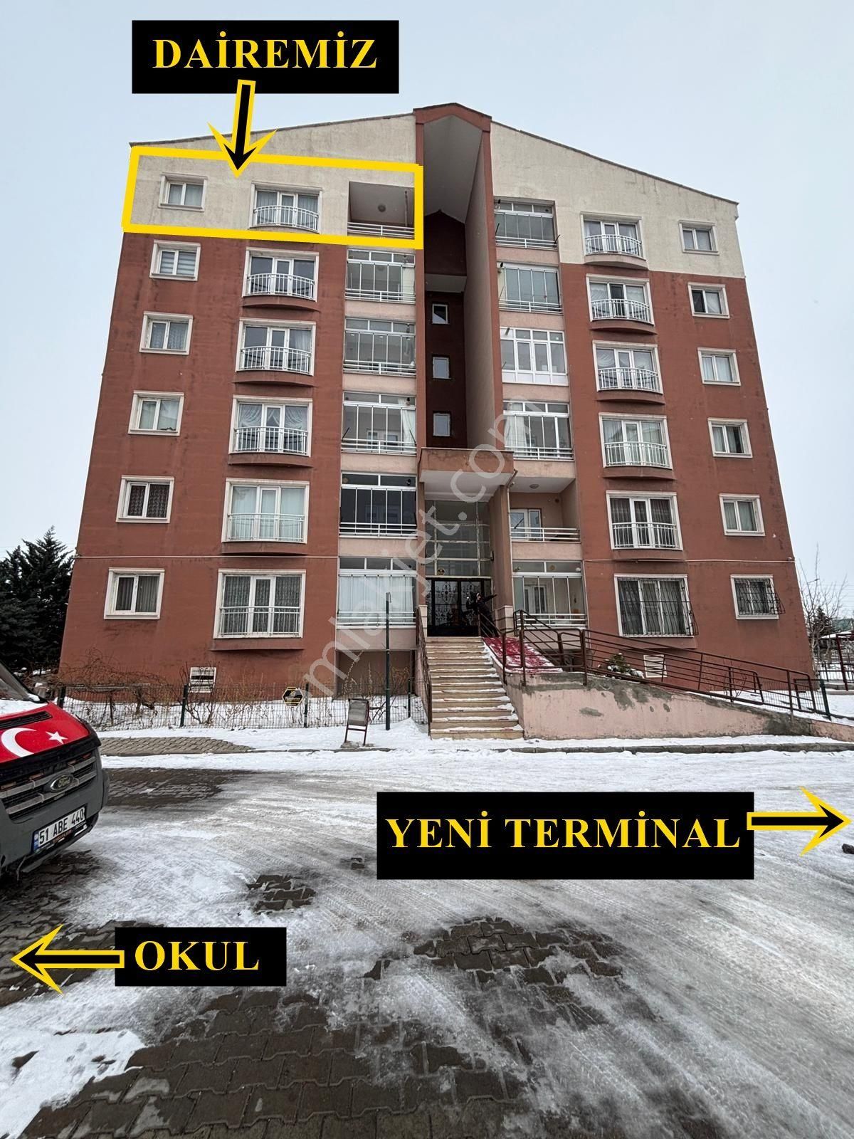 Niğde Merkez İlhanlı Satılık Daire E.gökal Terminal Toki 110 M2 3+1 Daire !!!