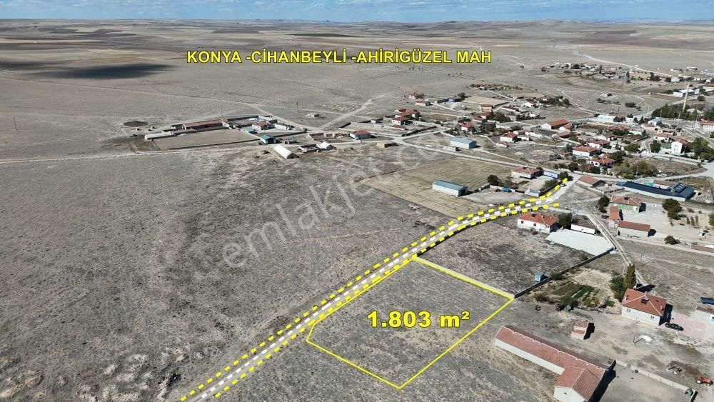 Cihanbeyli Ahirigüzel Satılık Konut İmarlı Konya / Cihanbeyli / Ahirigüzel Mahallesinde 1.803 M² Müstakil İmarlı Arsa