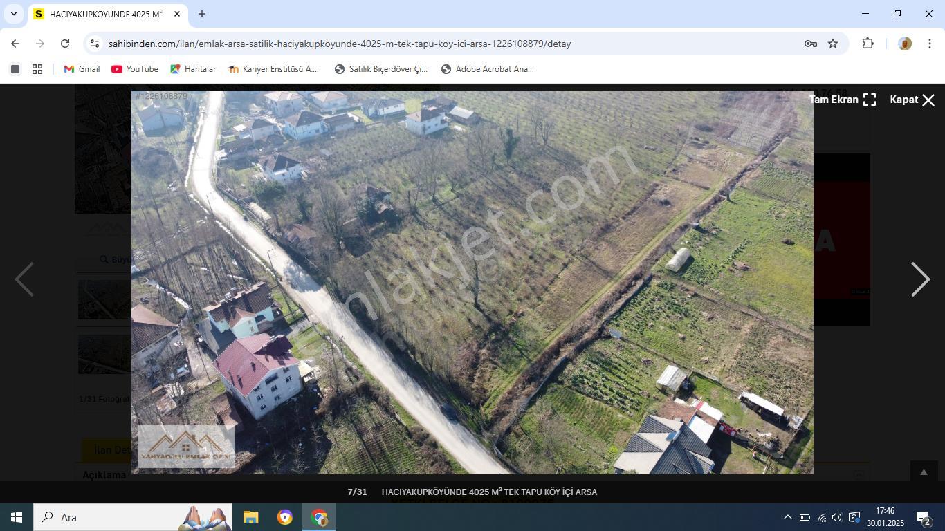 Üniversite Hocasından Villalık Satlık Arsa - Görsel 11
