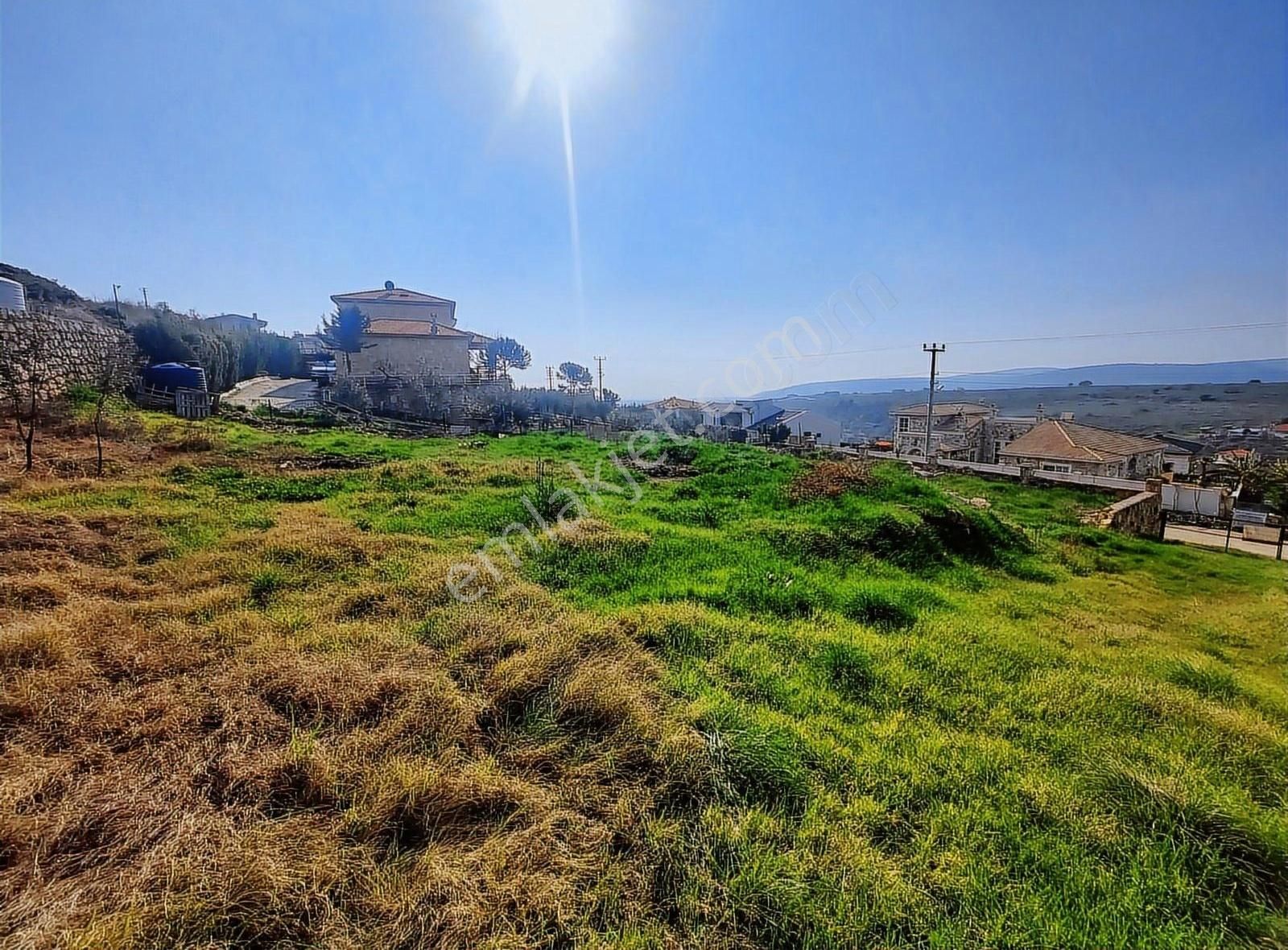 Foça Yenibağarası Satılık Villa İmarlı İzmir Foça Foçaköyde Doğa Ve Deniz Manzaralı 2 Villalık Arsa