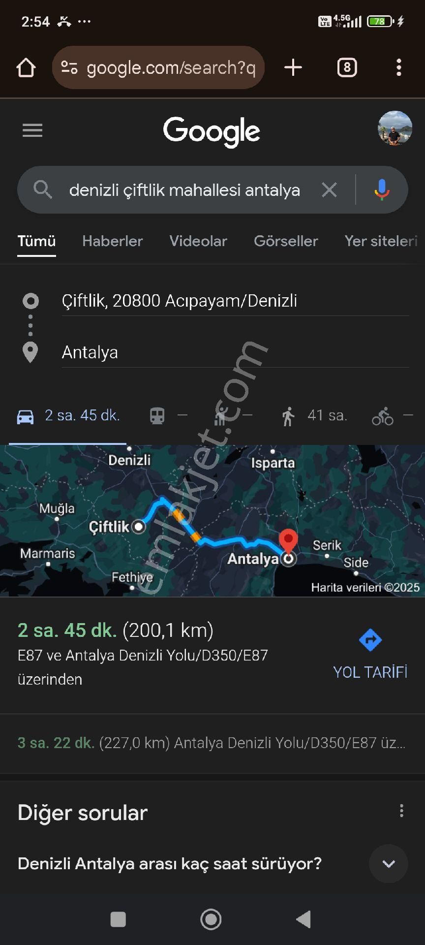 Acıpayam Çiftlik Satılık Tarla Denizli Acıpayam Satılık Arsa