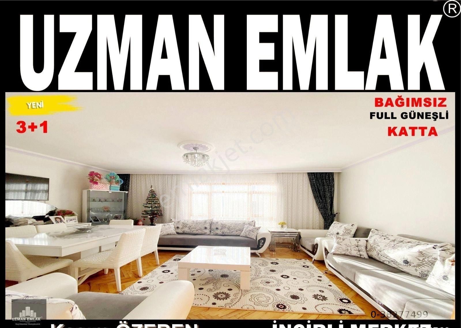 Keçiören İncirli Satılık Daire Uzman Emlak'dan Keçiören İncirli Mh'de Orta Katta Full Güneşli Bağımsız 3+1 Daire