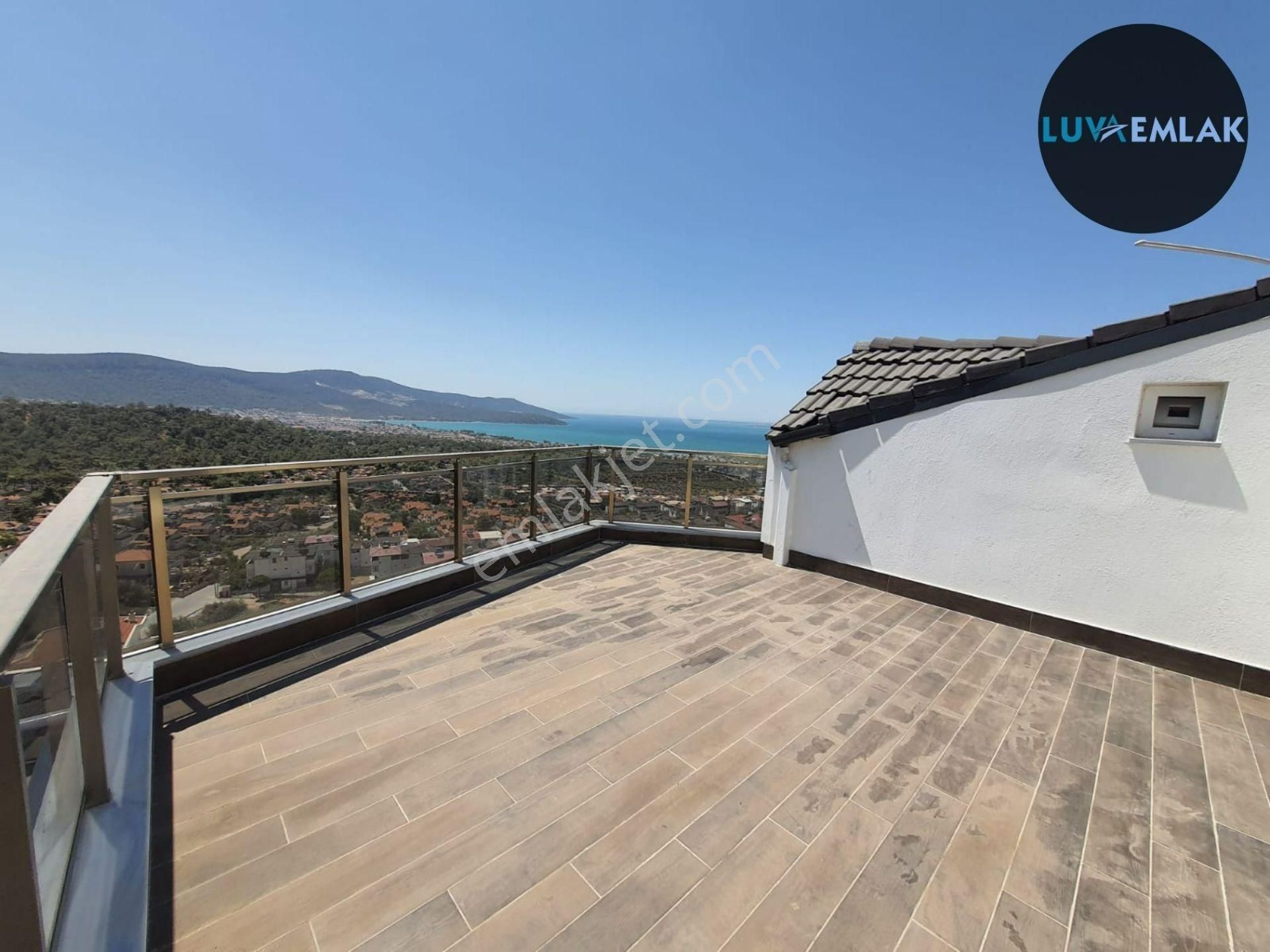 Didim Akbük'te Deniz Manzaralı Akıllı Ev Sistemli 3+1 Çatı Dubleksi - Görsel 25
