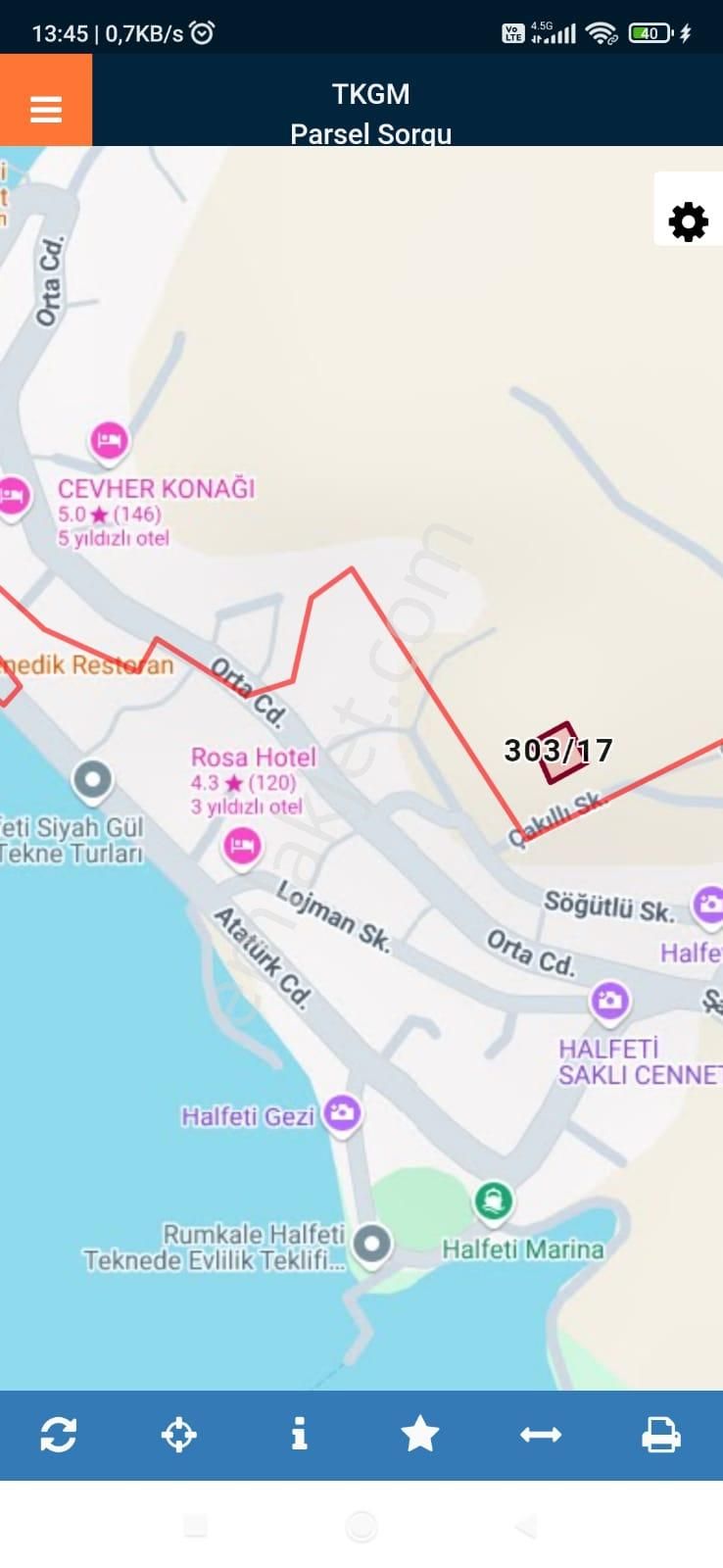 Halfeti Şimaliye Satılık Turizm İmarlı Halfeti'de Turizm İmarlı Ve Hibe Destekli Merkezi Konumda 4 Kat İmarlı Satılk Arsa