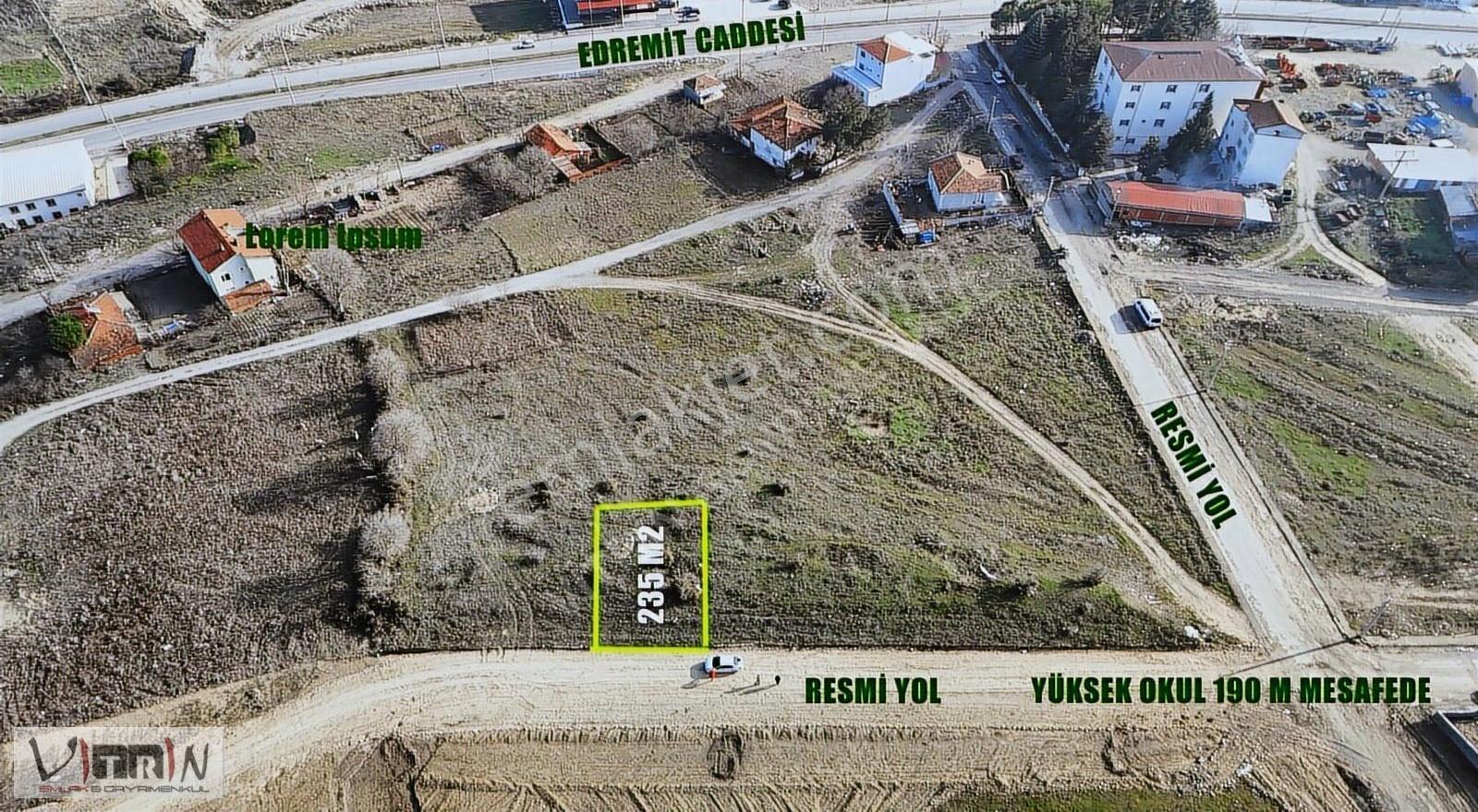 Vitrinden Yüksek Okula 190 M Mesafede 235 M2 İmarlı Arsa - Görsel 13