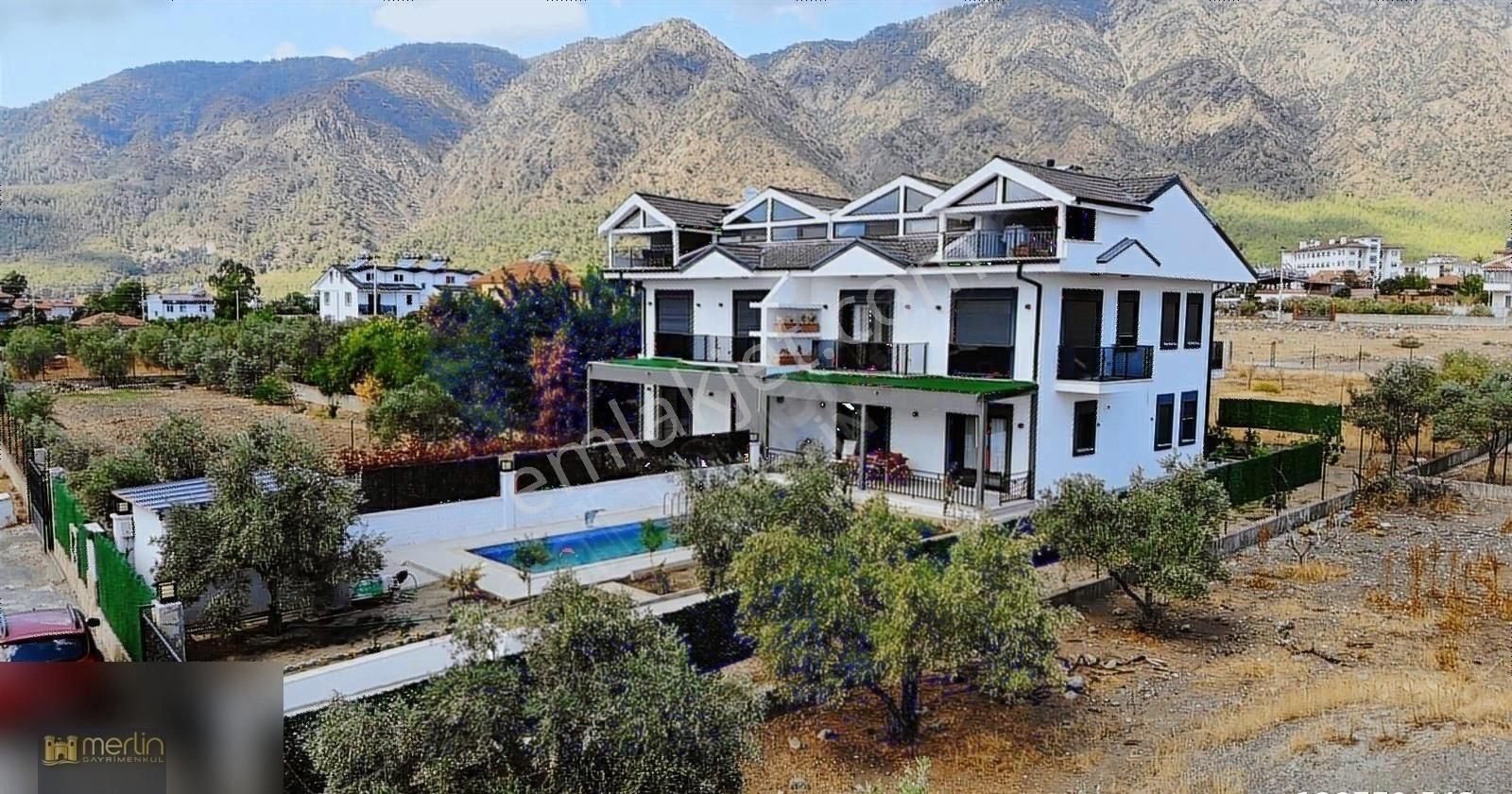 Köyceğiz Toparlar Satılık Villa Merlin'den Köyceğiz Toparlar Mah. 5+1 240 M² Havuzlu Villa