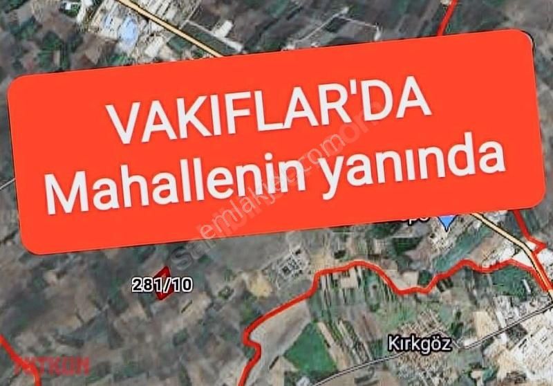 Ergene Vakıflar Satılık Tarla 400m2 Vakıflarda Köy Yanında Organize Bölgesinde Uygun Fiyat