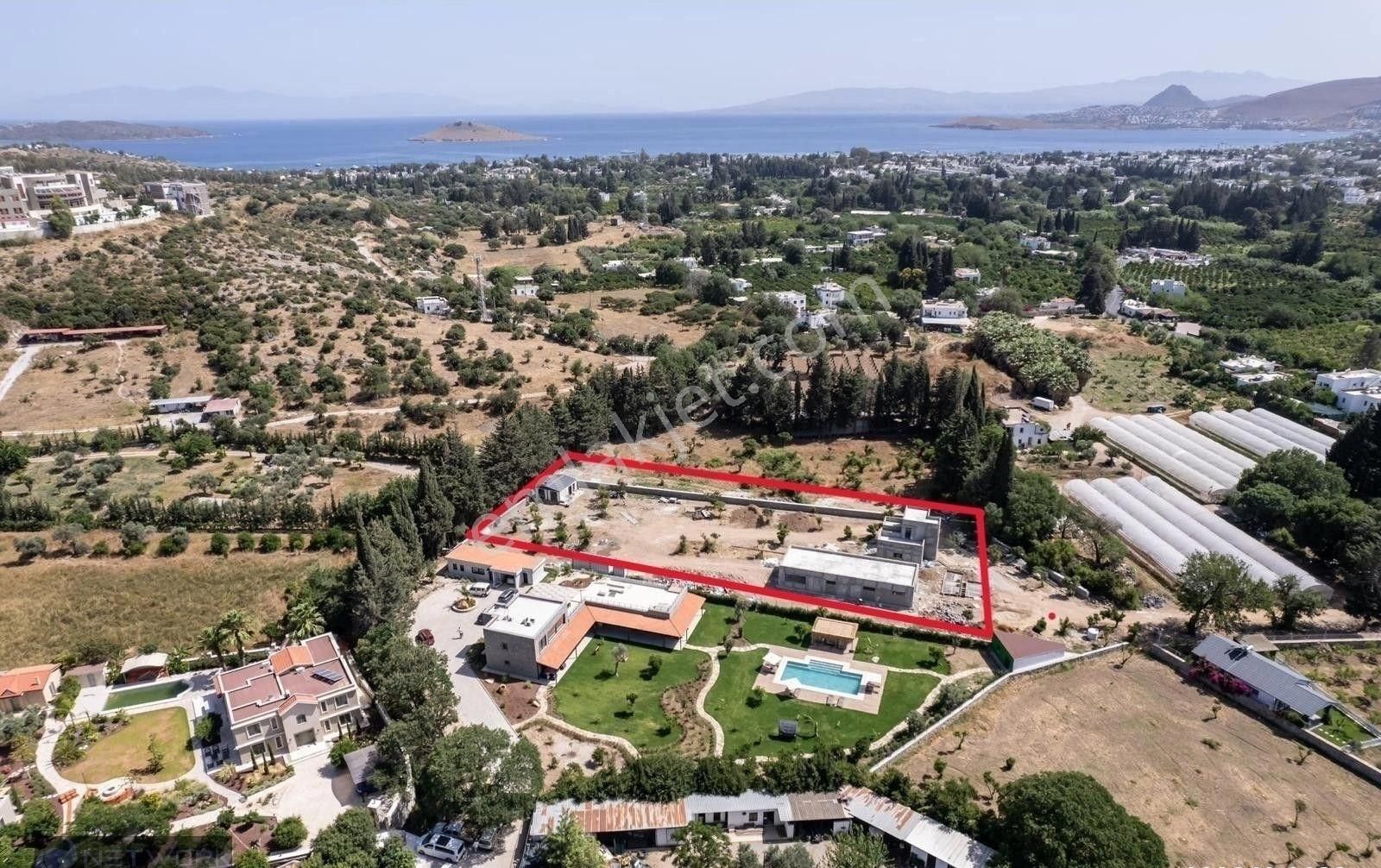 Bodrum Müskebi Satılık Villa Bodrum Ortakent 3750 M2 Satılık Arsa Ve 2 Villa