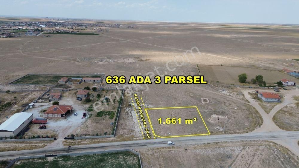 Cihanbeyli Taşpınar Satılık Konut İmarlı Konya / Cihanbeyli / Taşpınar-yeniyayla Mahallesinde 1.661 M² Müstakil İmarlı Arsa