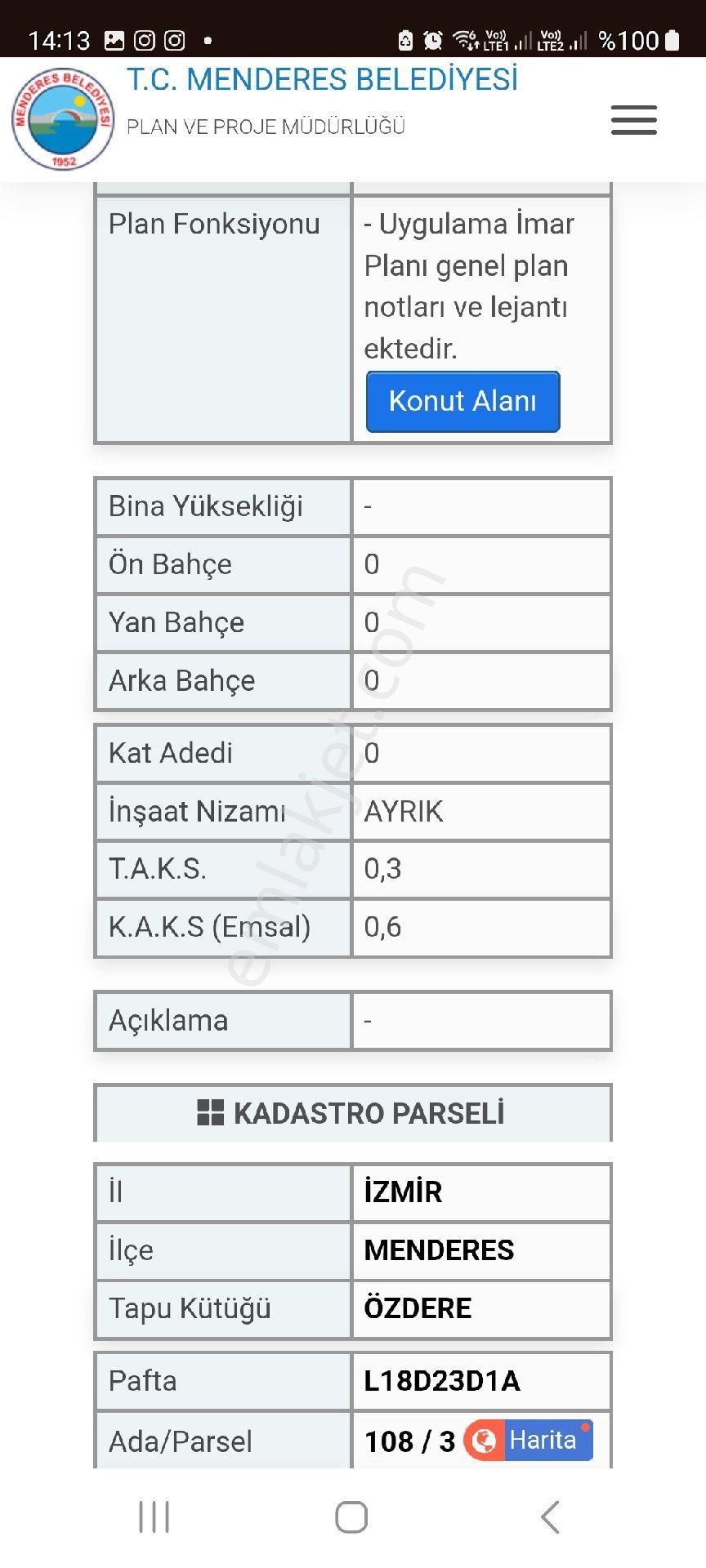 ++bıg Group**izmir Menderes Özdere Merkez Satılık Arsa - Görsel 13
